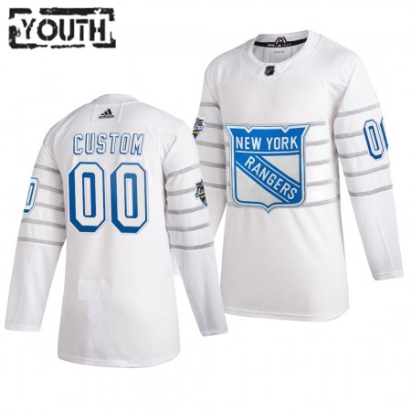 Camisola New York Rangers Personalizado Cinza Adidas 2020 NHL All-Star Authentic - Criança